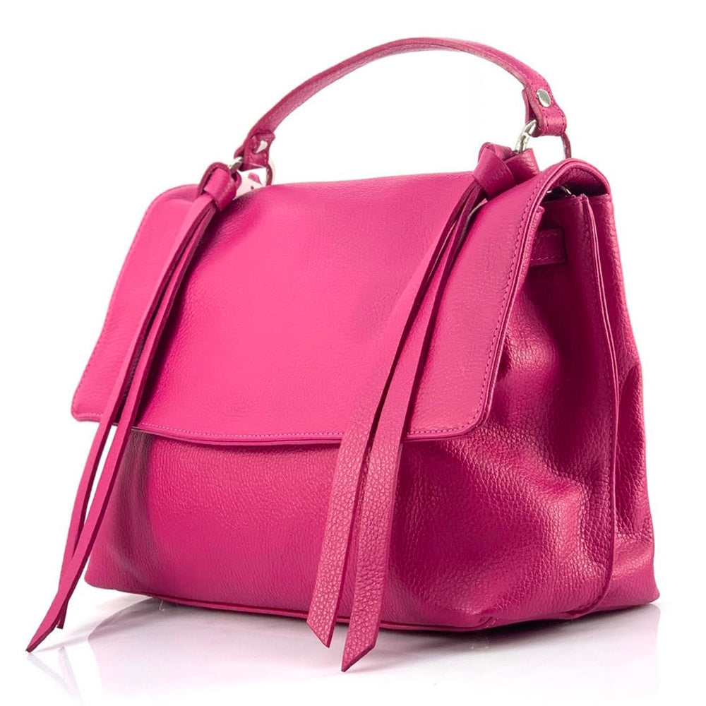 Freestyle Italian Genuine Leather Shoulder Bag - Made in Italy