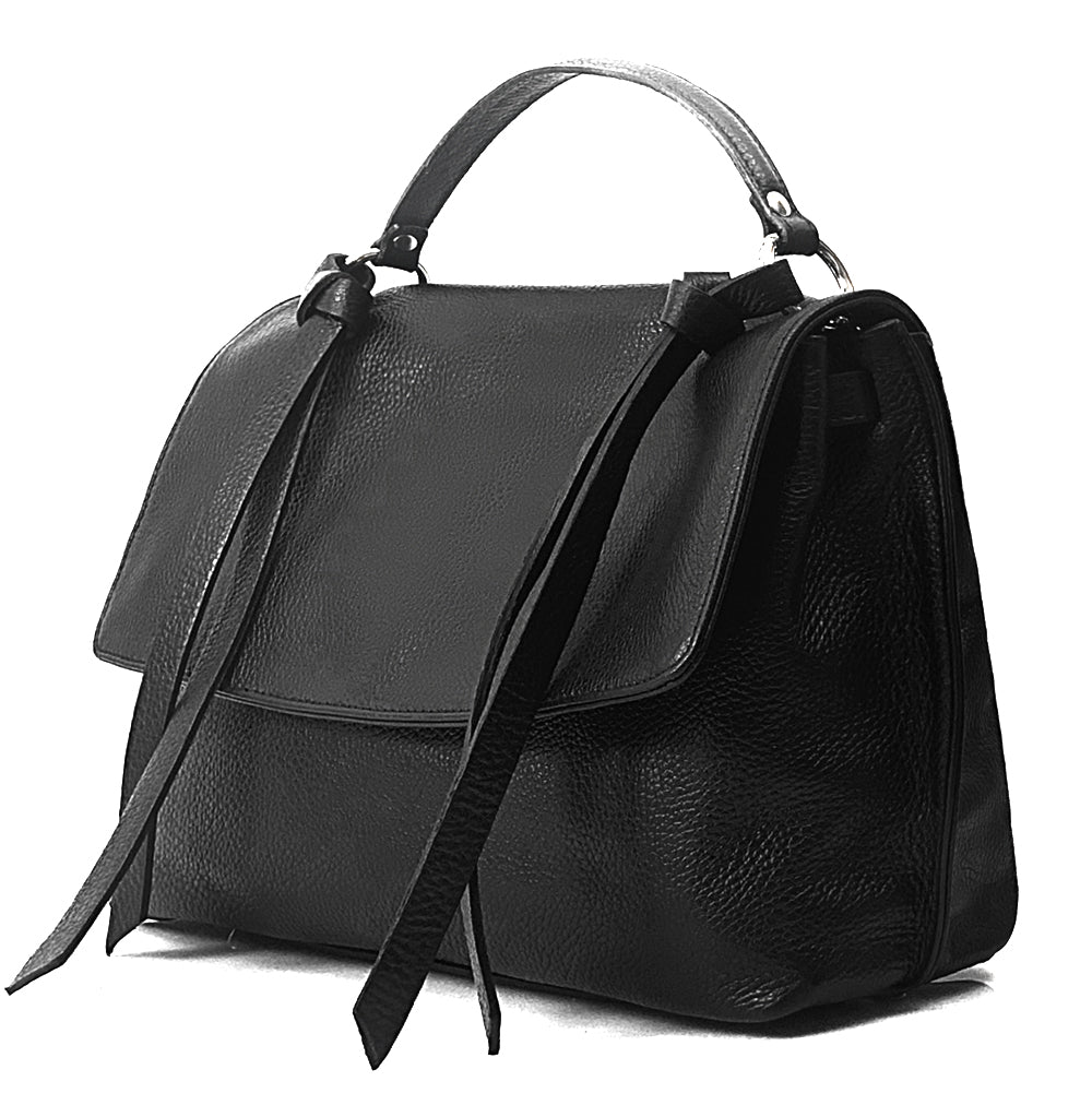 Freestyle Italian Genuine Leather Shoulder Bag - Made in Italy
