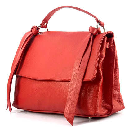 Freestyle Italian Genuine Leather Shoulder Bag - Made in Italy