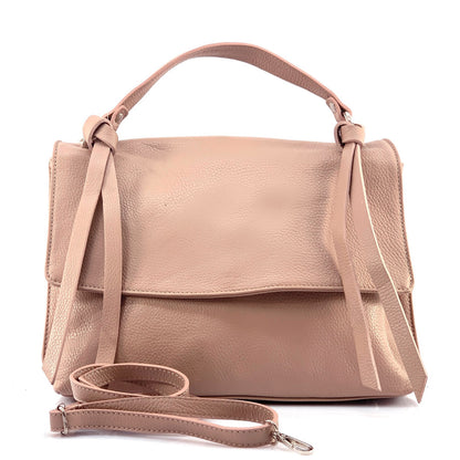 Freestyle Italian Genuine Leather Shoulder Bag - Made in Italy