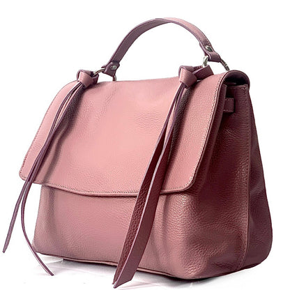 Freestyle Italian Genuine Leather Shoulder Bag - Made in Italy