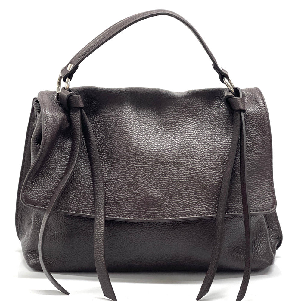 Freestyle Italian Genuine Leather Shoulder Bag - Made in Italy