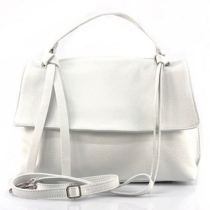 Freestyle Italian Genuine Leather Shoulder Bag - Made in Italy