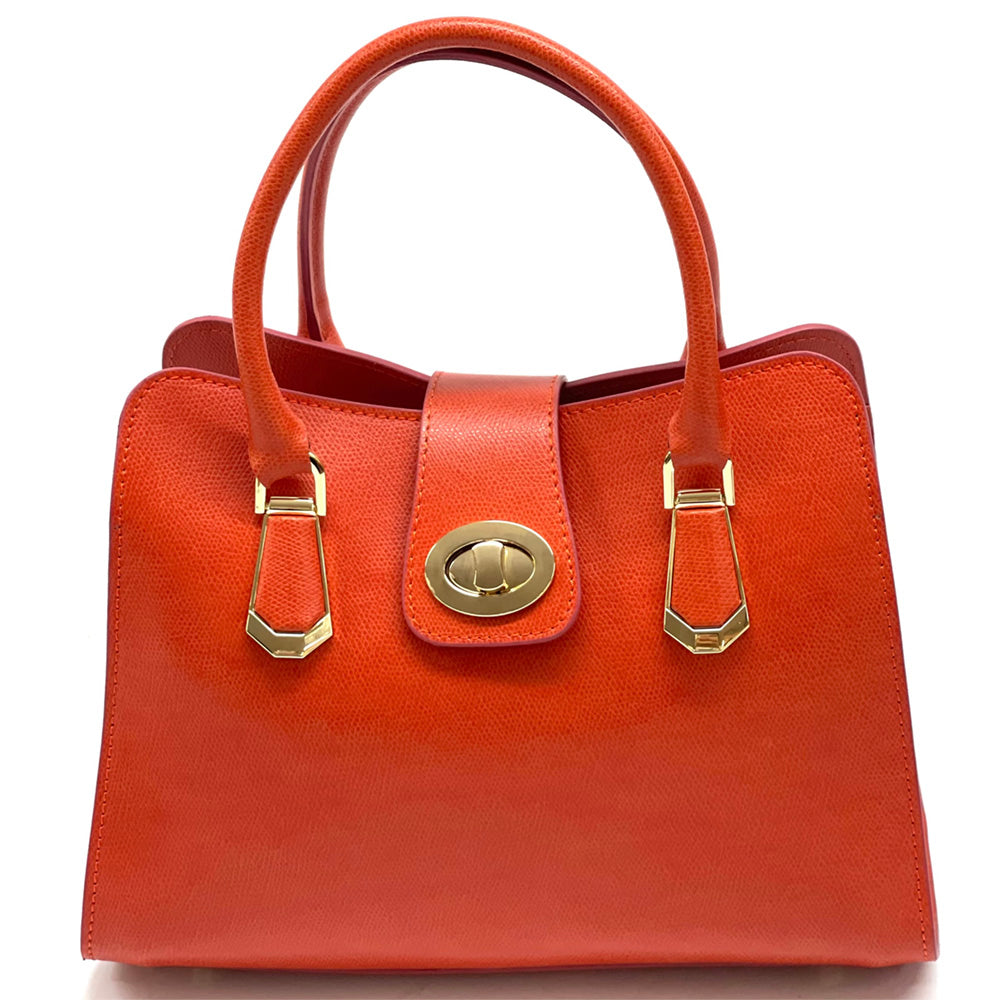 Clarissa Tote leather bag - Made In Italy