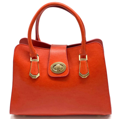 Clarissa Tote leather bag - Made In Italy