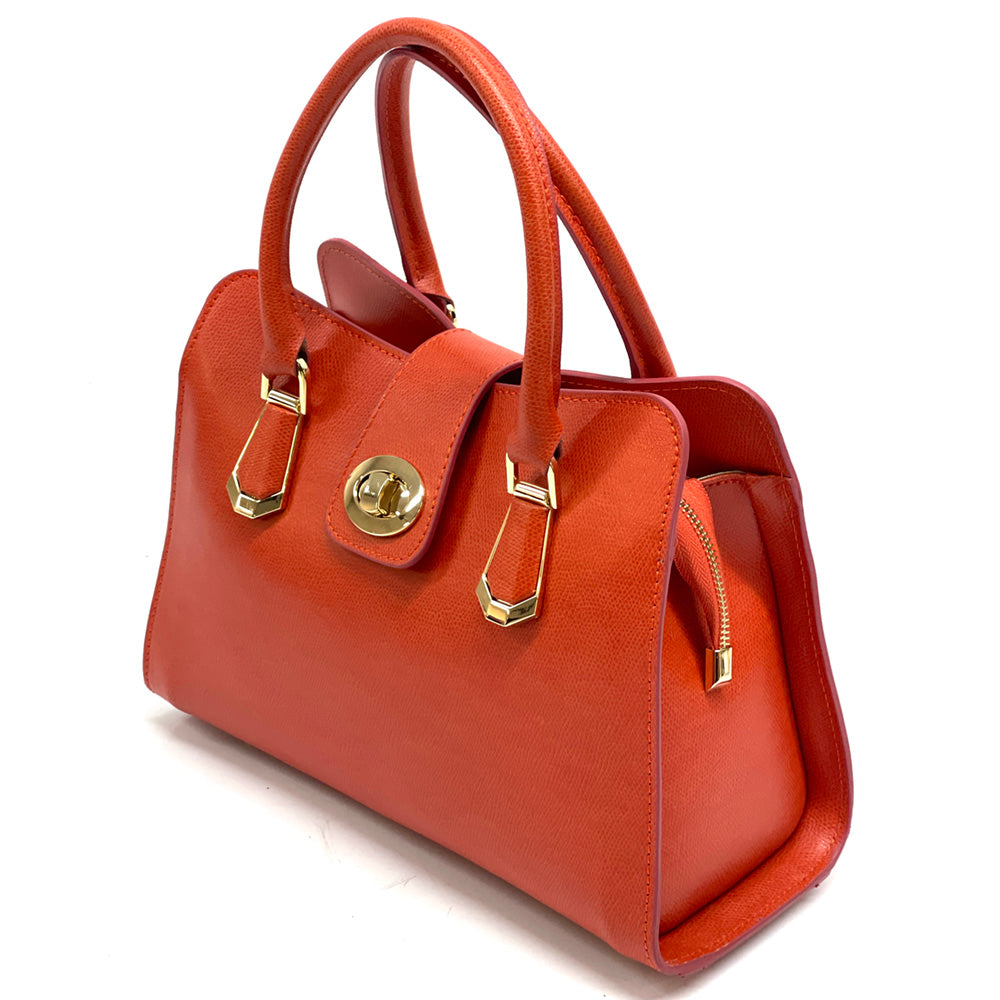 Clarissa Tote leather bag - Made In Italy