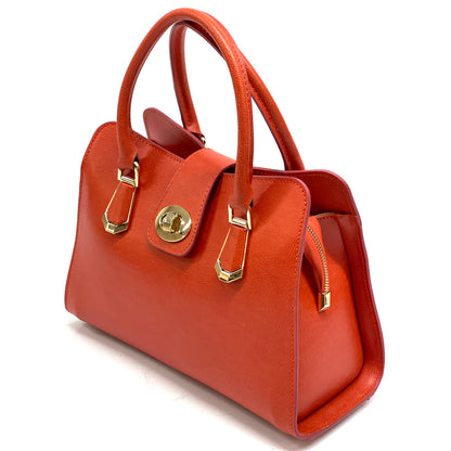 Clarissa Tote leather bag - Made In Italy