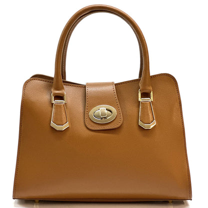 Clarissa Tote leather bag - Made In Italy