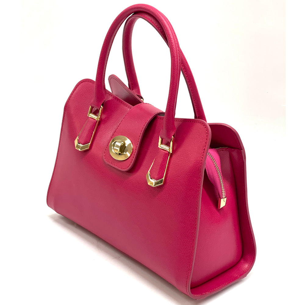 Clarissa Tote leather bag - Made In Italy