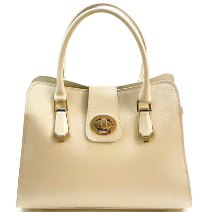 Clarissa Tote leather bag - Made In Italy