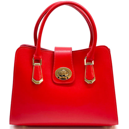 Clarissa Tote leather bag - Made In Italy