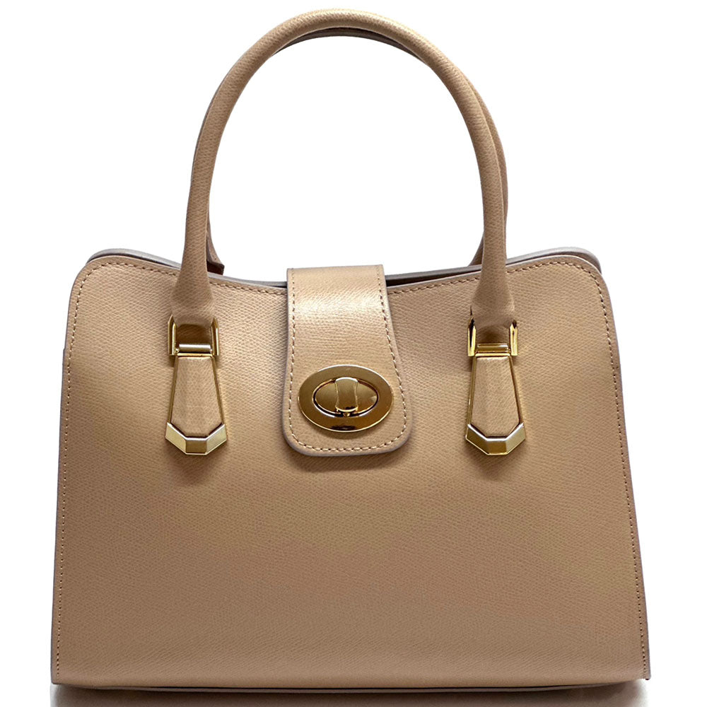 Clarissa Tote leather bag - Made In Italy