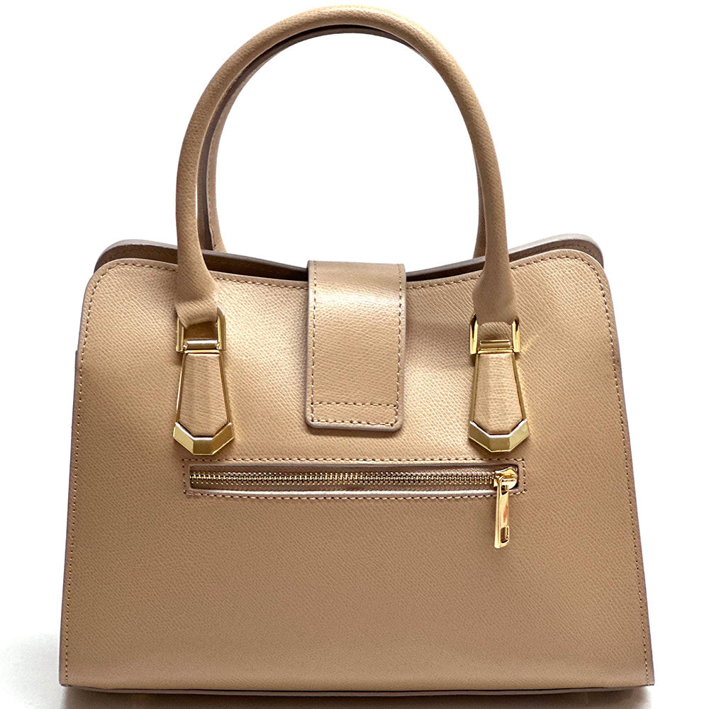 Clarissa Tote leather bag - Made In Italy