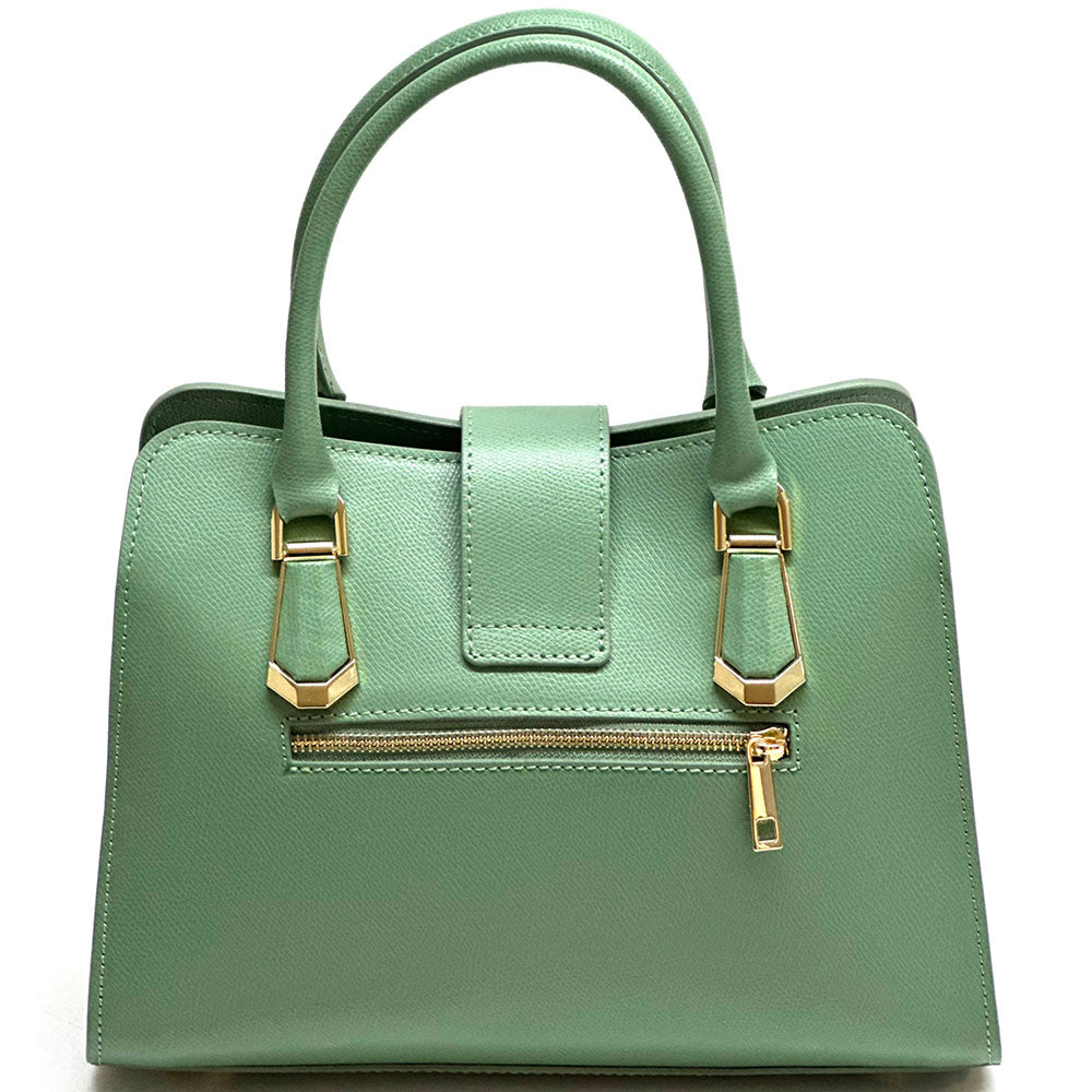 Clarissa Tote leather bag - Made In Italy