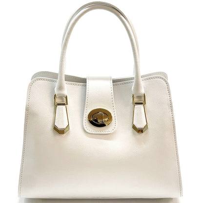 Clarissa Tote leather bag - Made In Italy