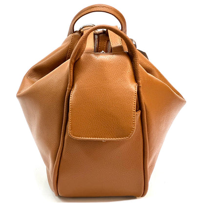 Caterina Leather Bucket Bag - Made In Italy