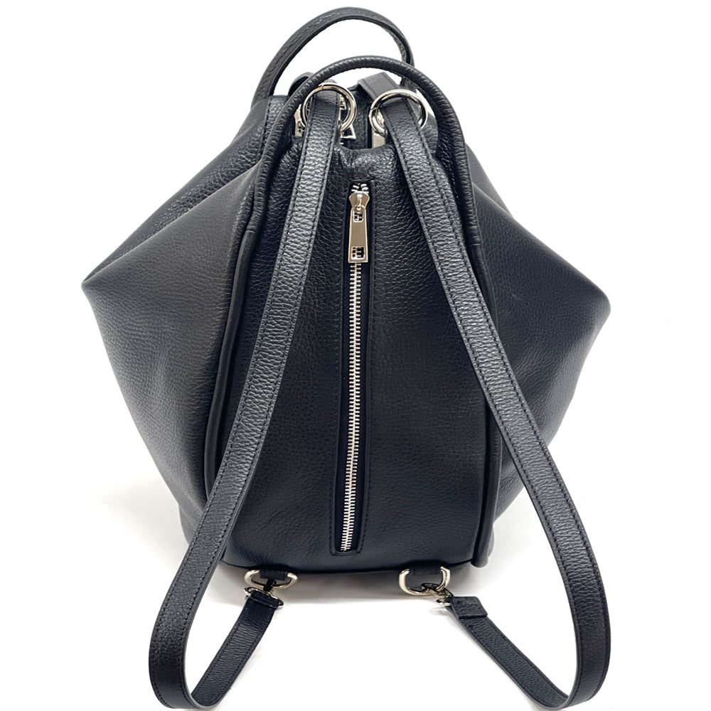 Caterina Leather Bucket Bag - Made In Italy