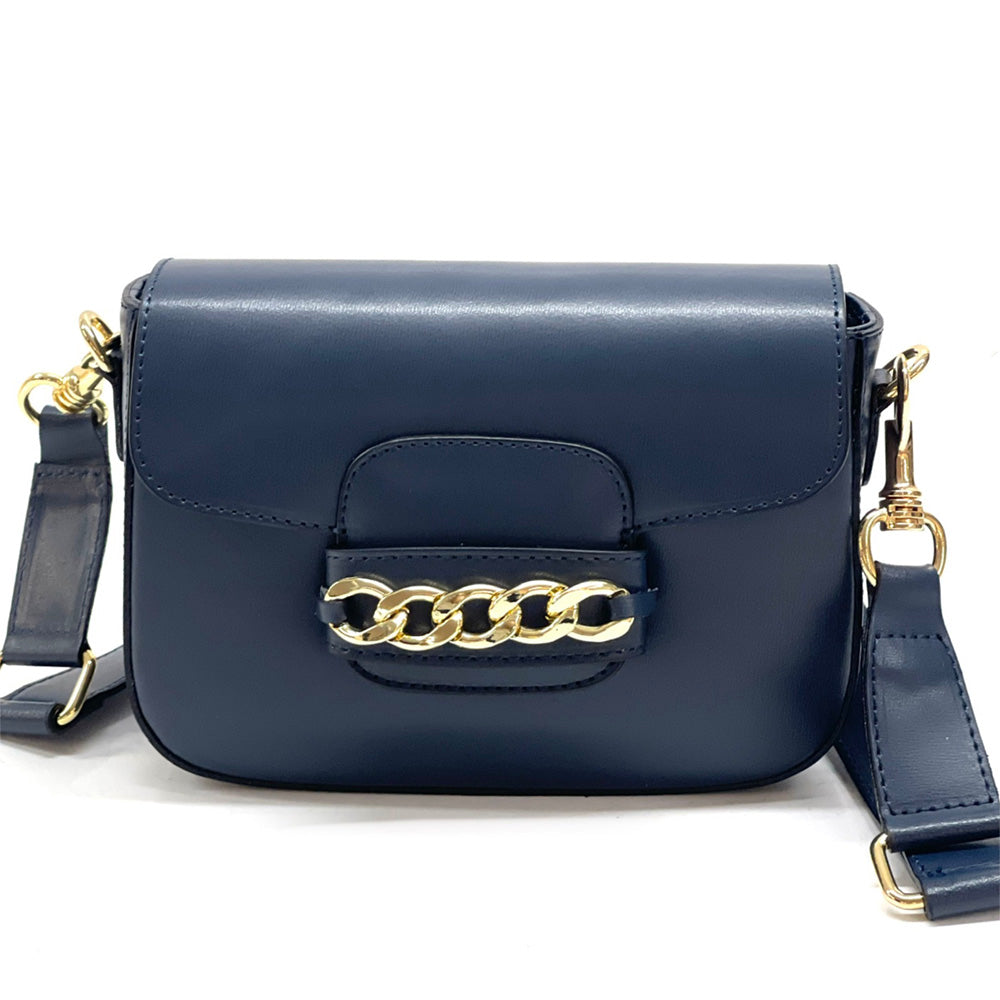 Grace Leather Crossbody Bag - Made In Italy