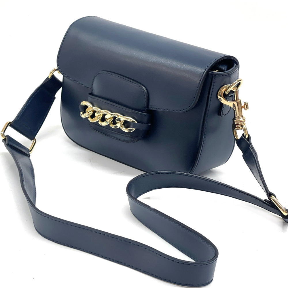 Grace Leather Crossbody Bag - Made In Italy