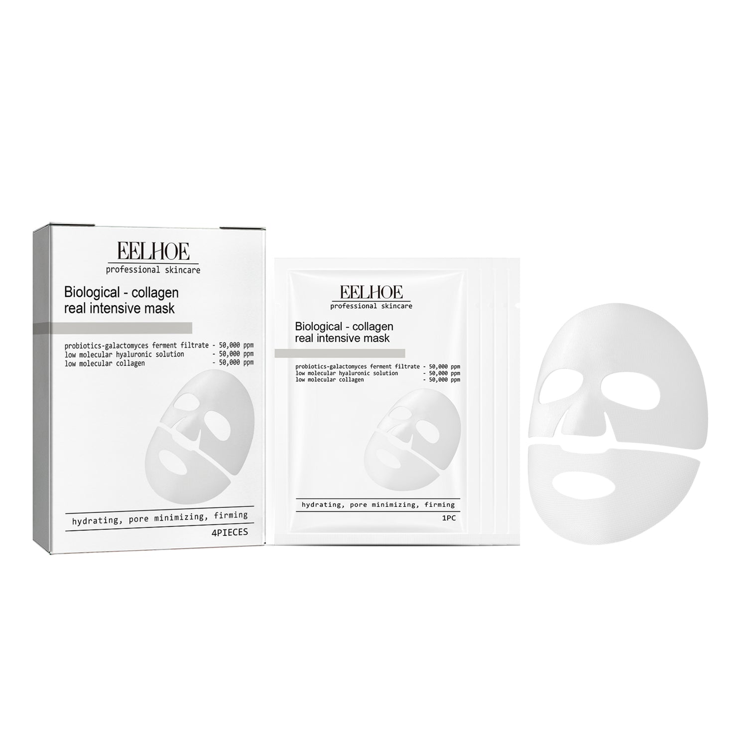 EELHOE Firming Collagen Mask (Box Set) Moisturizing, Hydrating And Firming Three-In-One Mask Nourishes And Smooths The Skin