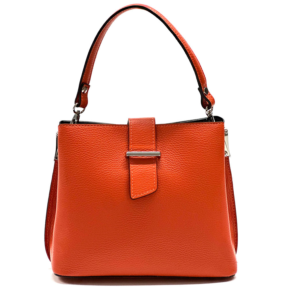 Kristen leather shoulder bag - Made In Italy