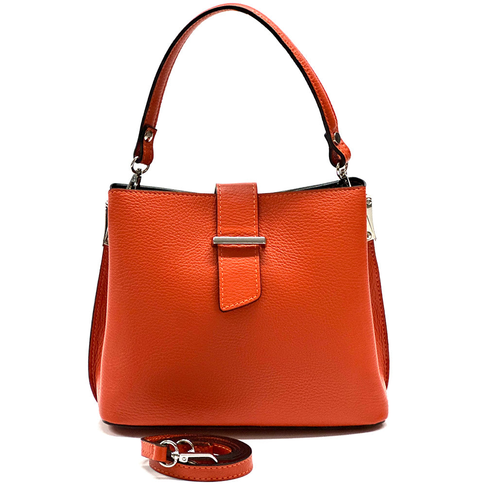 Kristen leather shoulder bag - Made In Italy