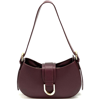 Karly Leather shoulder bag - Made In Italy