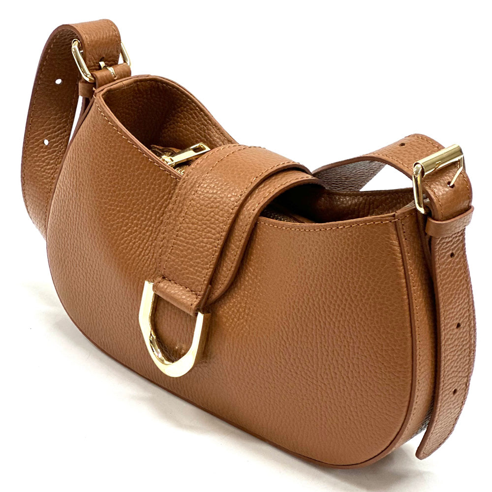 Karly Leather shoulder bag - Made In Italy