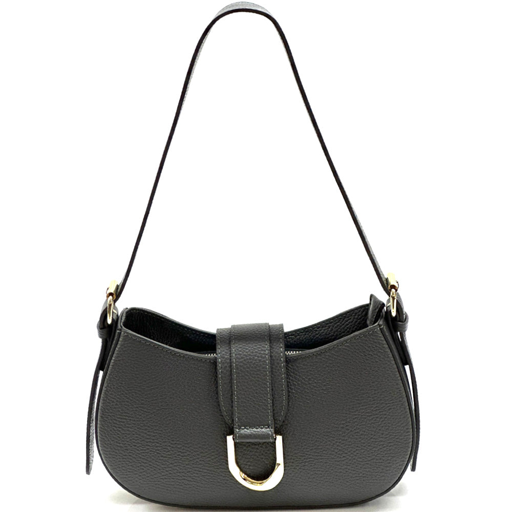 Karly Leather shoulder bag - Made In Italy