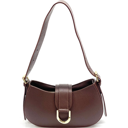 Karly Leather shoulder bag - Made In Italy