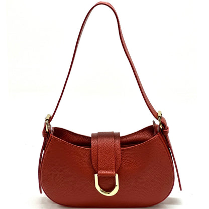 Karly Leather shoulder bag - Made In Italy