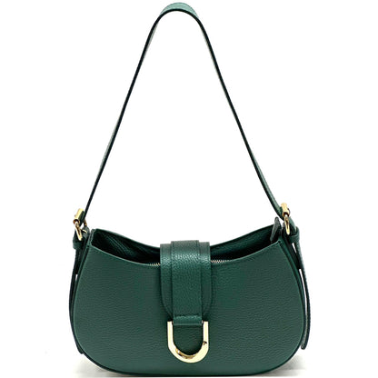 Karly Leather shoulder bag - Made In Italy