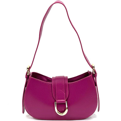 Karly Leather shoulder bag - Made In Italy