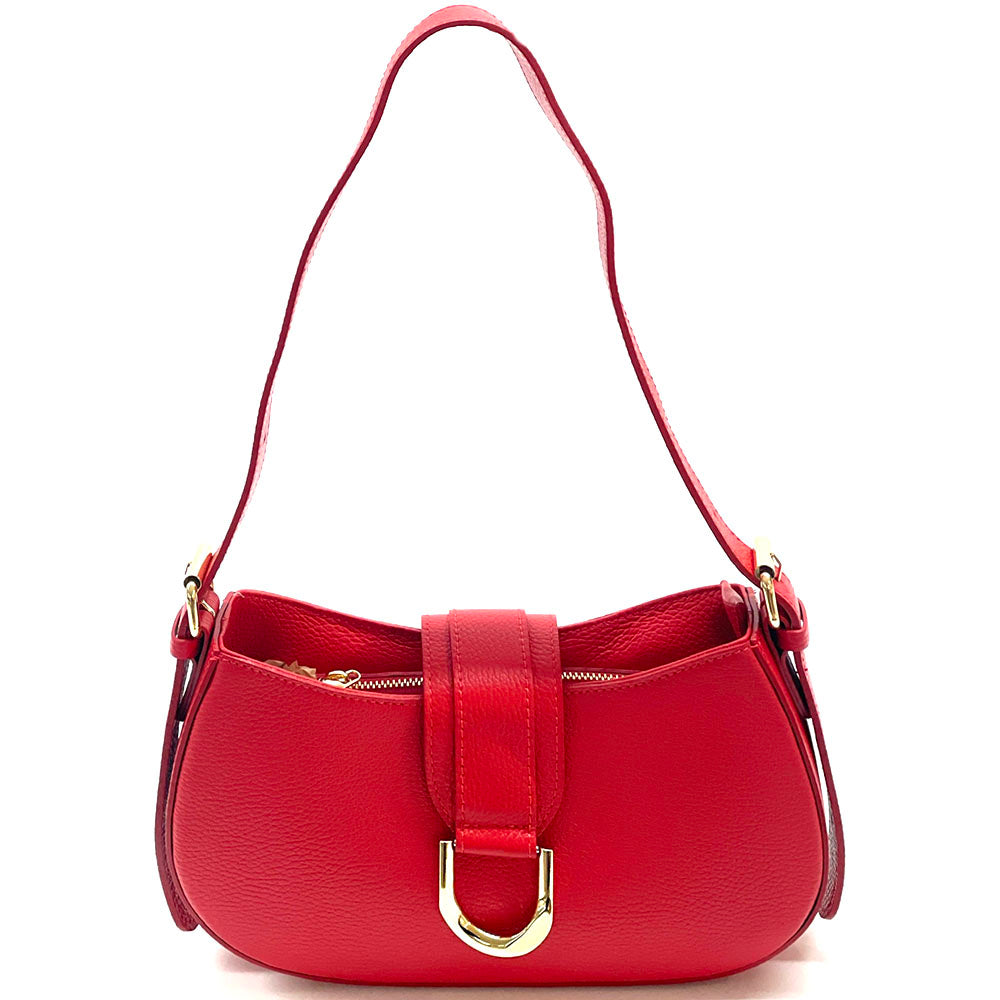 Karly Leather shoulder bag - Made In Italy