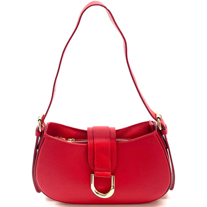 Karly Leather shoulder bag - Made In Italy
