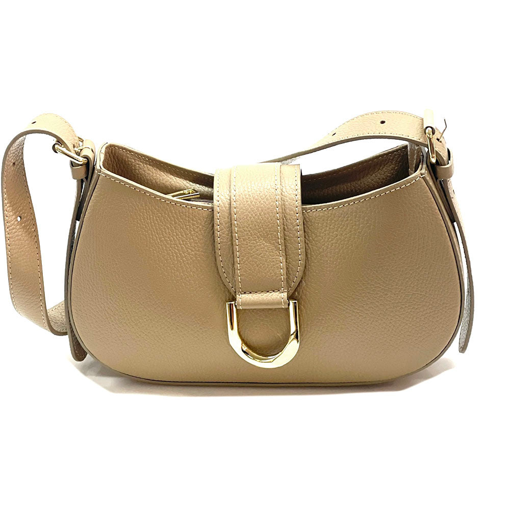 Karly Leather shoulder bag - Made In Italy