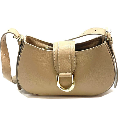 Karly Leather shoulder bag - Made In Italy