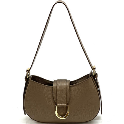 Karly Leather shoulder bag - Made In Italy