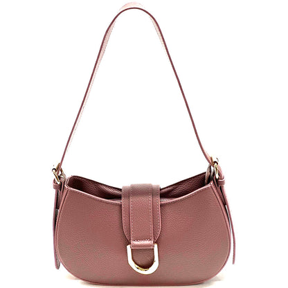 Karly Leather shoulder bag - Made In Italy