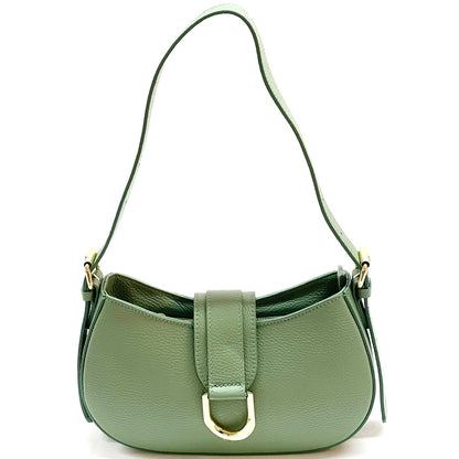 Karly Leather shoulder bag - Made In Italy