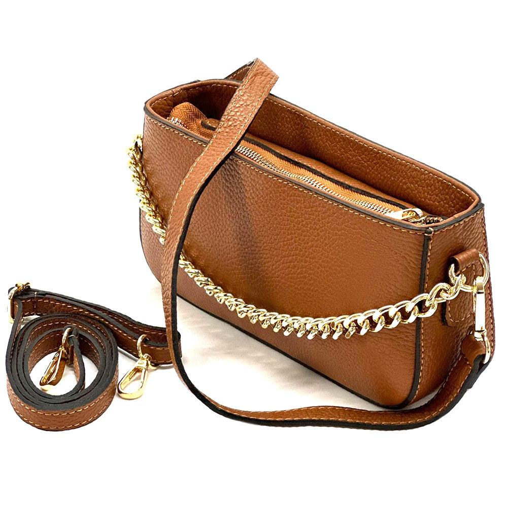 Coquette leather bag - Made In Italy