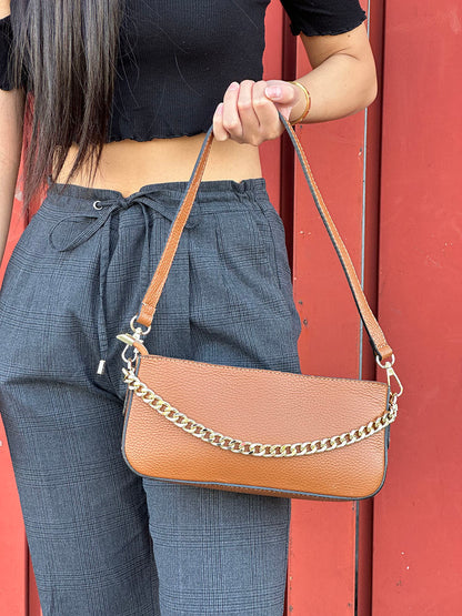 Coquette leather bag - Made In Italy