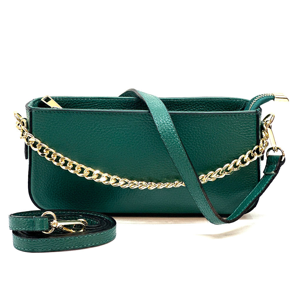 Coquette leather bag - Made In Italy
