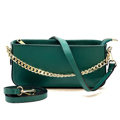 Coquette leather bag - Made In Italy