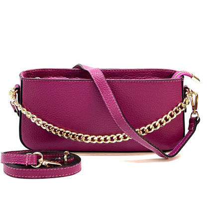 Coquette leather bag - Made In Italy