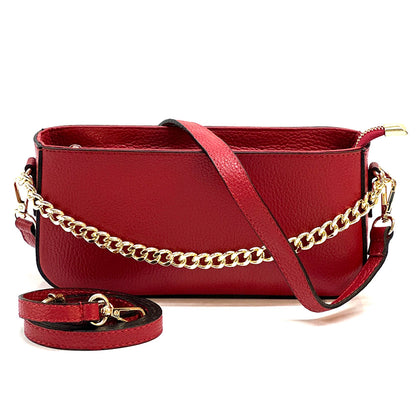 Coquette leather bag - Made In Italy
