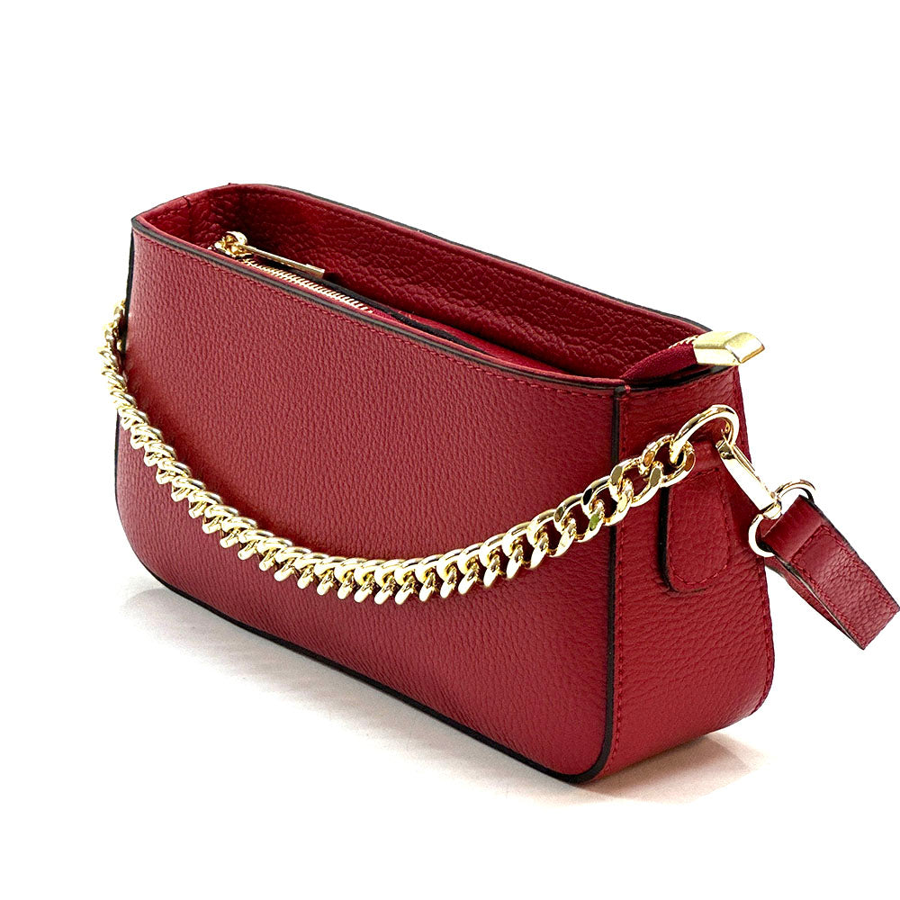 Coquette leather bag - Made In Italy