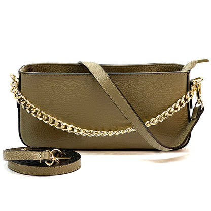 Coquette leather bag - Made In Italy