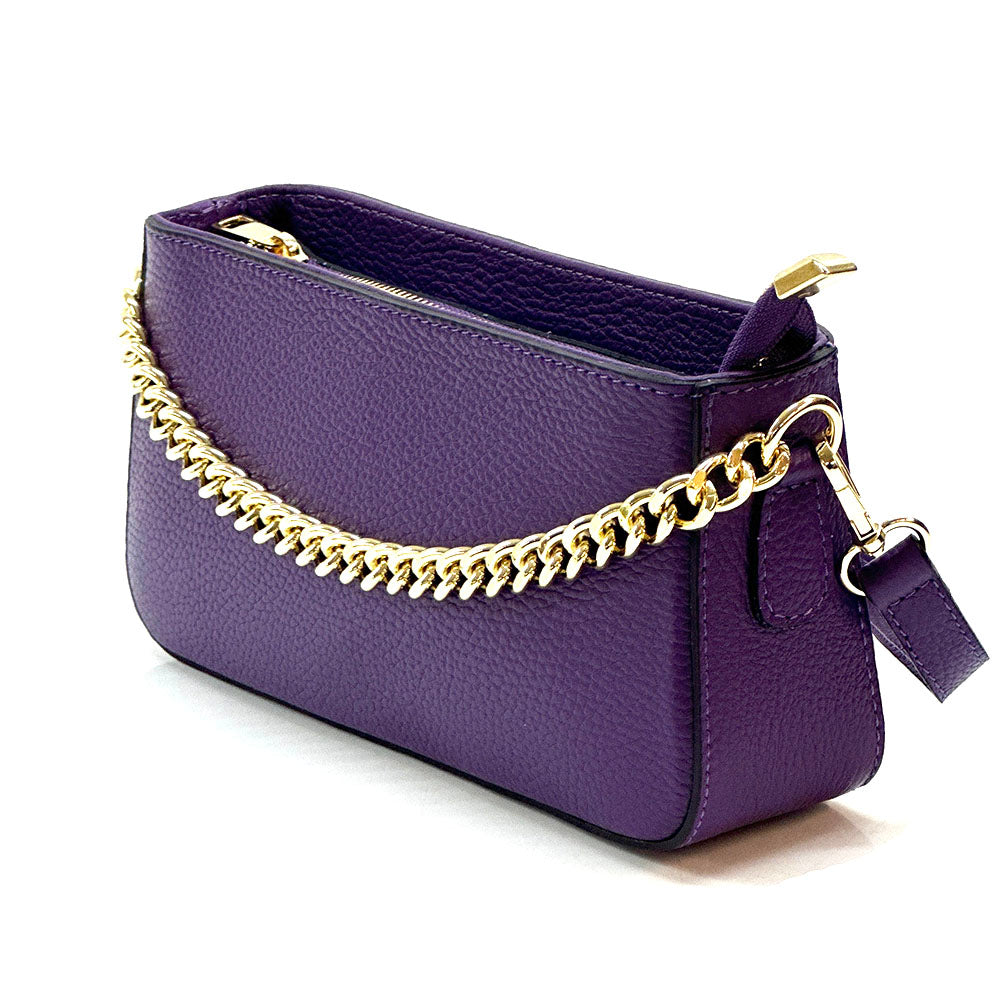 Coquette leather bag - Made In Italy