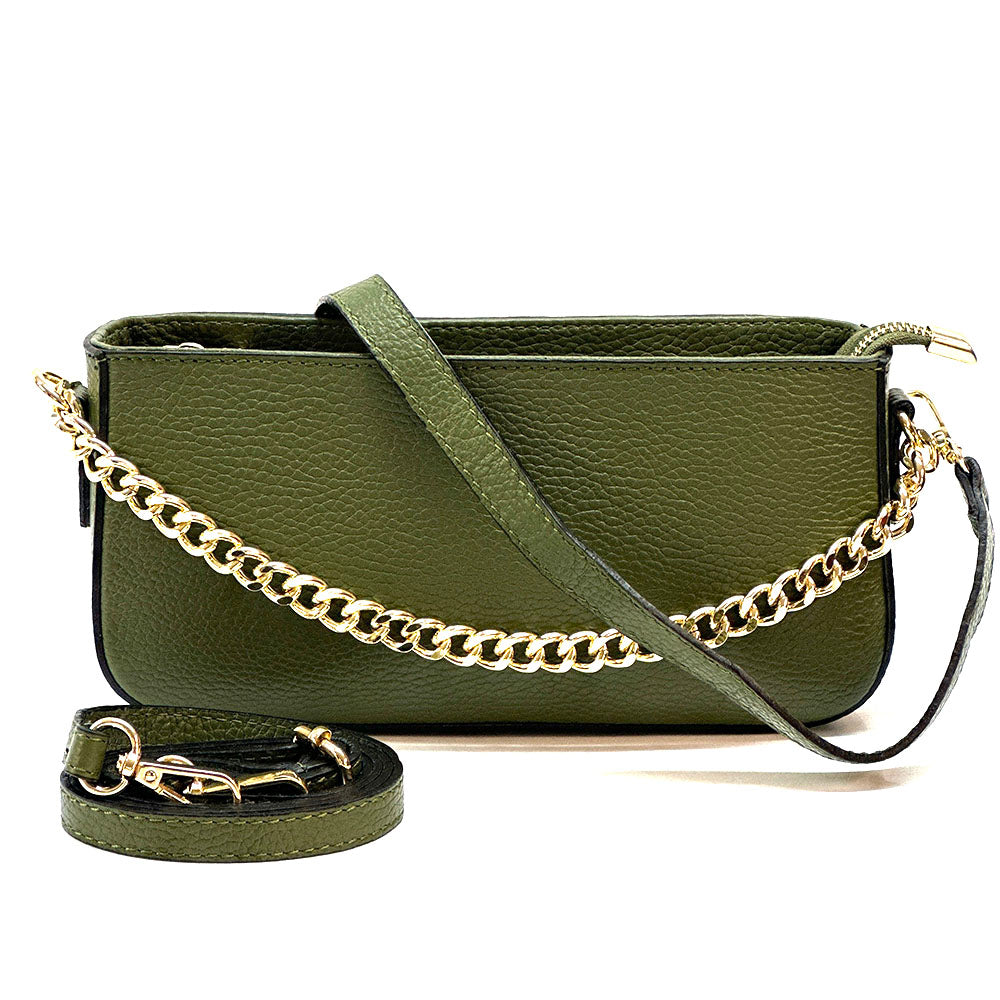 Coquette leather bag - Made In Italy